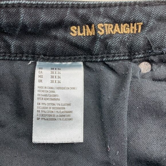 MOSSIMO 34 Unisex Stretchy Distressed High Rise Relaxed Shorts - Picture 6 of 9